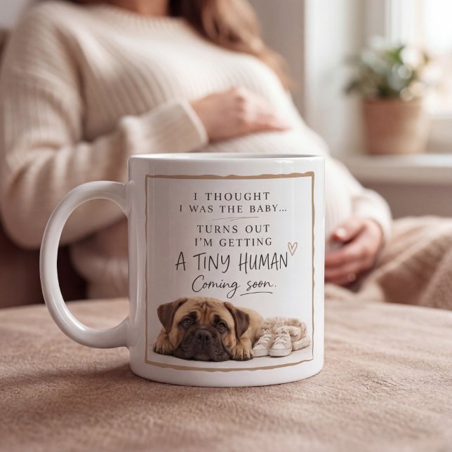 Hund Graviditet Meddelande Kaffemugg (Skapare uppladdad)