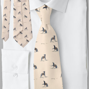 Hund Greyhound Mönster Vintage Peach Slips