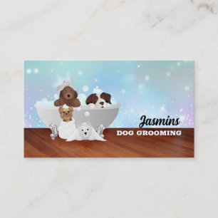 Hund Groomer-Affärskort Visitkort