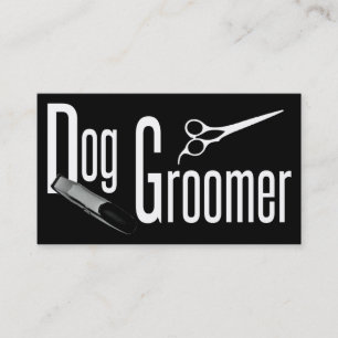 Hund Groomer-Affärskort Visitkort