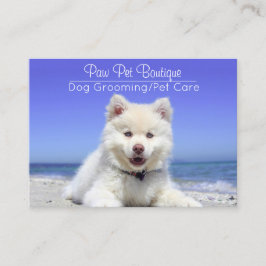 Hund Groomer Djuromsorg Puppy Walker Visitkort