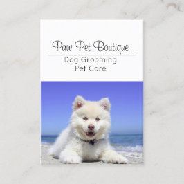 Hund Groomer Djuromsorg Puppy Walker Visitkort