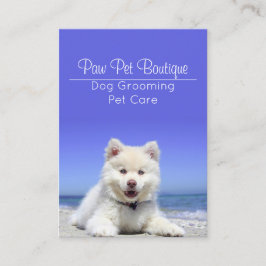 Hund Groomer Djuromsorg Puppy Walker Visitkort