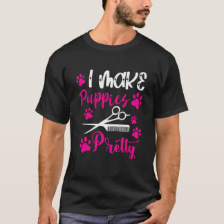 Hund Groomer Jag gör Söt av hundvalpar Hund Groomi T Shirt