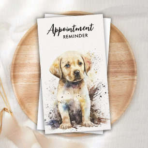 Hund Groomer Labrador Puppy Pet Sitter Djuromsorg Tidsbeställning Kort