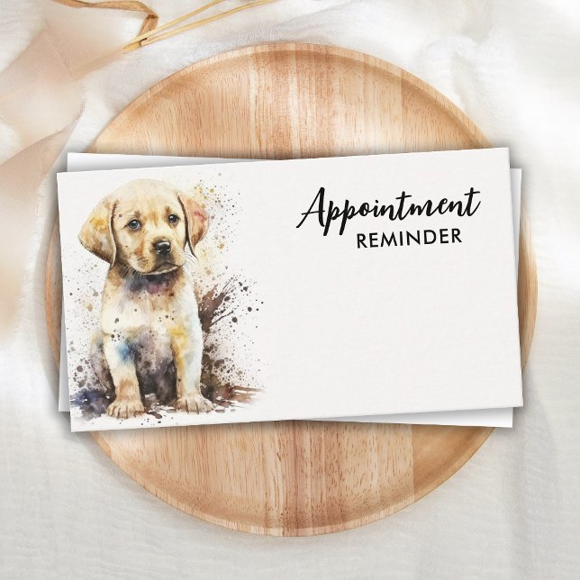 Hund Groomer Labrador Retriever Puppy Pet Sitter t Tidsbeställning Kort (Skapare uppladdad)