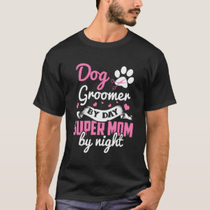 Hund Groomer Mamma Shirt Mamma Hund Grooming Gift T