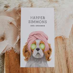 Hund Groomer Pampered Puppy Visitkort