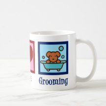 Hund Groomer Peace Kärlek Pet Grooming