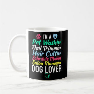 Hund Groomer Pet Grooming Funny Pet Hund Kaffemugg