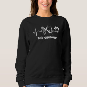 Hund Groomer Pet Grooming Heartslag Pet T Shirt