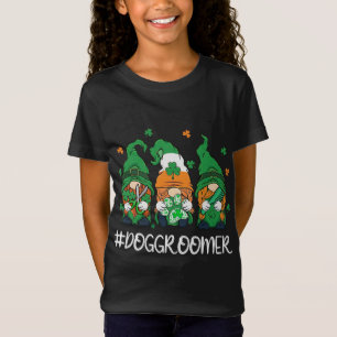 Hund Groomer Pet Grooming Life Gnomes Lycklig St. T Shirt