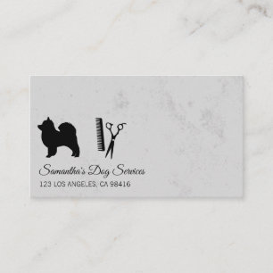 Hund Groomer Stylist Sheets Visitkort