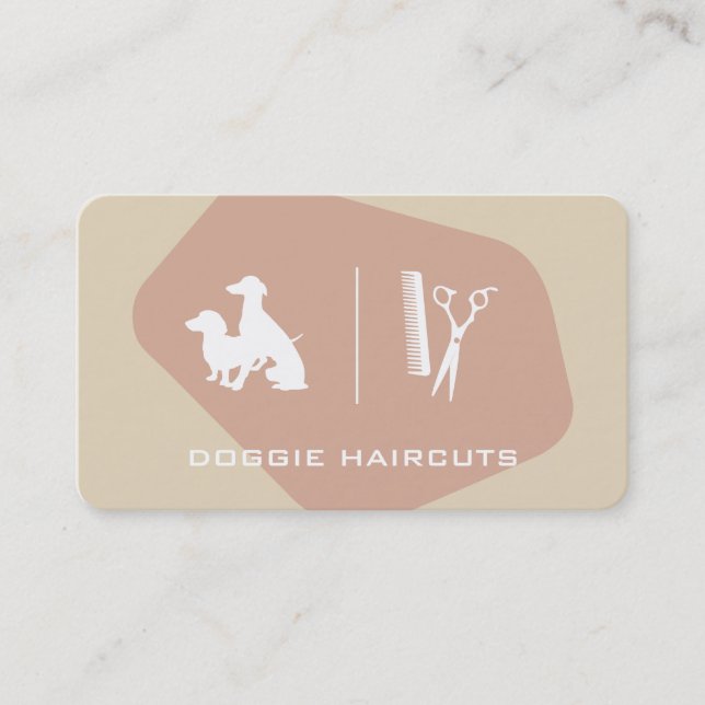 Hund Groomer Visitkort (Framsida)