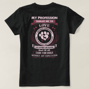 Hund Groomer-yrket lärde sig detta T Shirt
