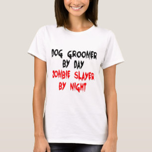 Hund Groomer Zombie Sayer T Shirt