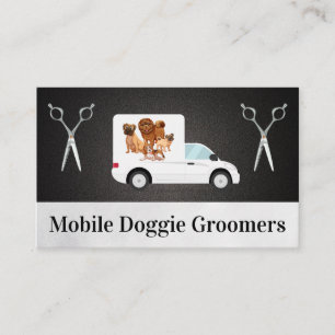 Hund Groomers Fordon Visitkort