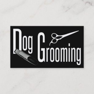 Hund Grooming-Affärskort Visitkort