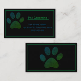 Hund Grooming-Affärskort Visitkort