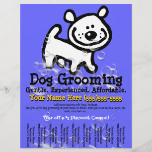 Hund Grooming Anpassade för främjande i östra laka Reklamblad