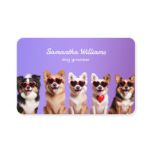 🐾 Hund Grooming Anpassningsbar QR