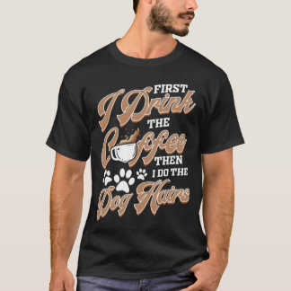 Hund Grooming Coffee Hund Groomer-kompisgåva T Shirt