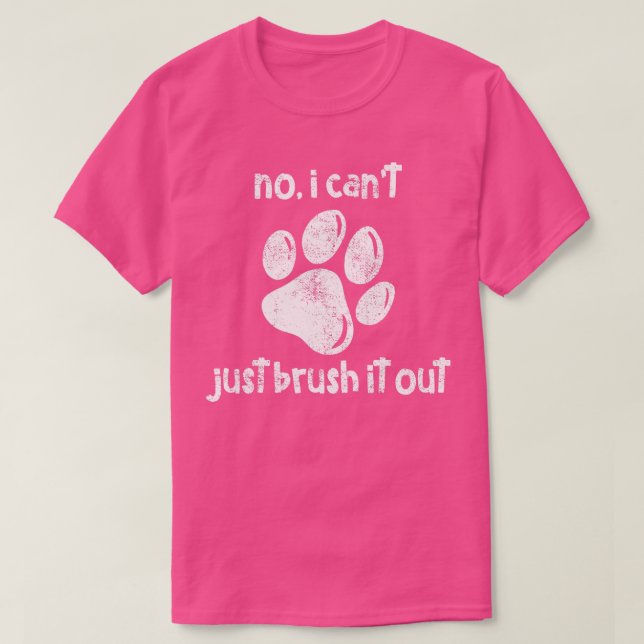 Hund Grooming Groomer T Shirt (Design framsida)
