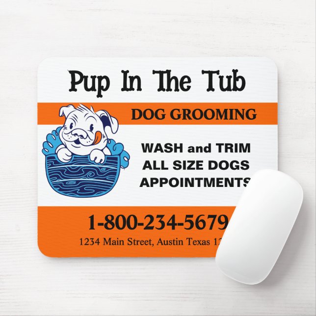 Hund Grooming Musmatta (Med mus)