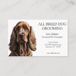 Hund Grooming Pet Services Visitkort