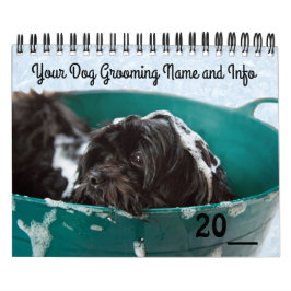 Hund Grooming Pet Store Company Calendar Kalender