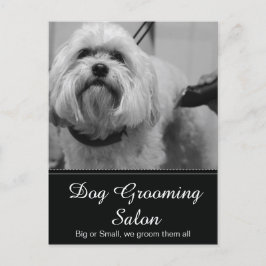 Hund Grooming-postkort - anpassningsbart Vykort
