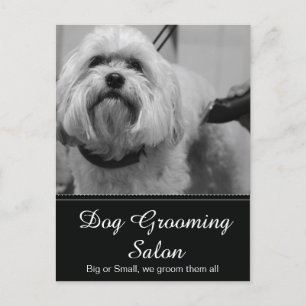 Hund Grooming-postkort - anpassningsbart Vykort