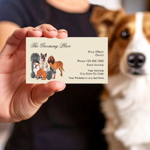 Hund Grooming Professionell Services Visitkort