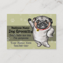 Hund Grooming Promotional Marknadsföring-mall Visitkort