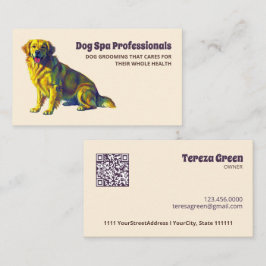 Hund Grooming QR Visitkort