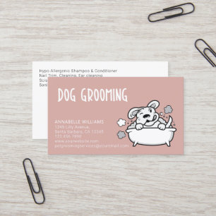 Hund Grooming Services, Affärskort Visitkort