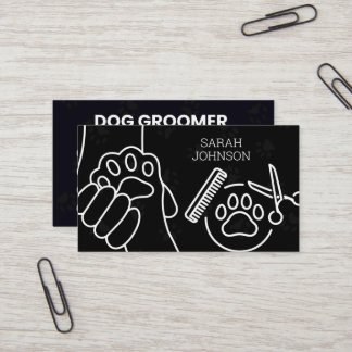 Hund Grooming Visitkort