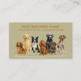 Hund Grooming Walking Sitta Training Visitkort