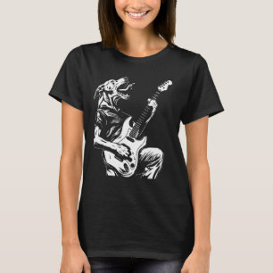 Hund Guitarist Guitar - American Foxhound Pappa Ma T Shirt