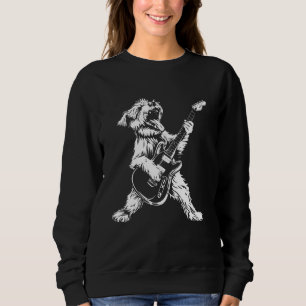 Hund Guitarist Guitar - Wheaten Terrier Pappa Mamm T Shirt