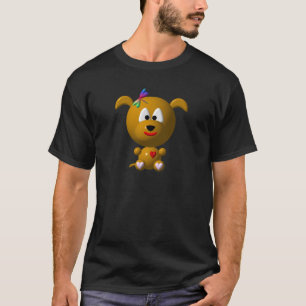 Hund: Gullig hund med sländan! T-shirt