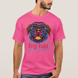 Hund hade roligt retro t shirt