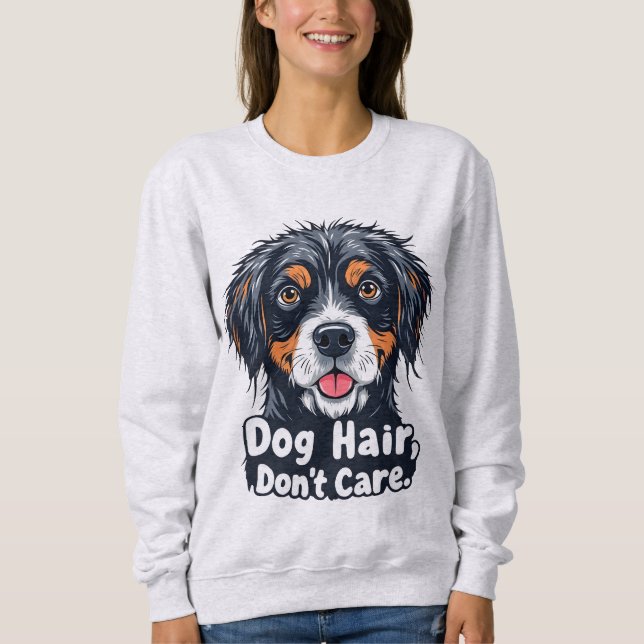Hund Hair, bry dig inte T Shirt (Framsida)