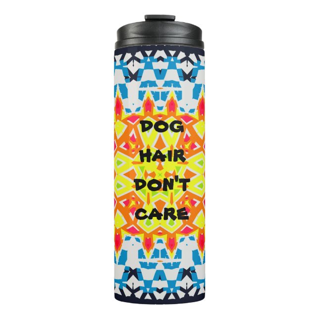HUND HAIR DON CARE Orange Navy Abstrakt (Framsida)