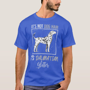 Hund Hair Glitter Dalmatian T Shirt