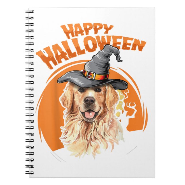 Hund Halloween Anteckningsbok (Framsidan)