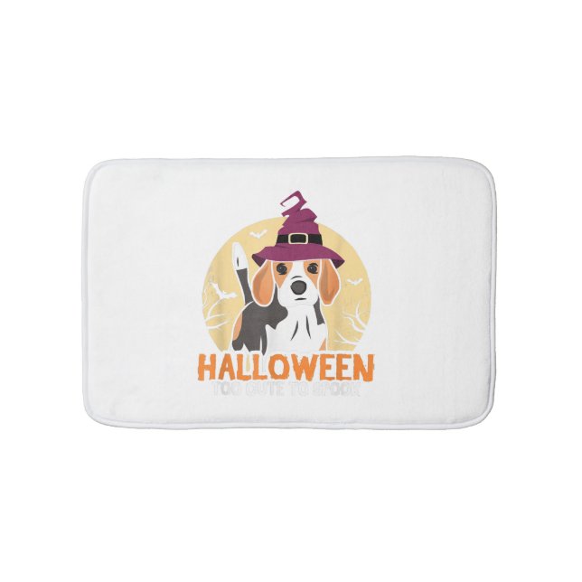 Hund Halloween Badrumsmatta (Framsidan)