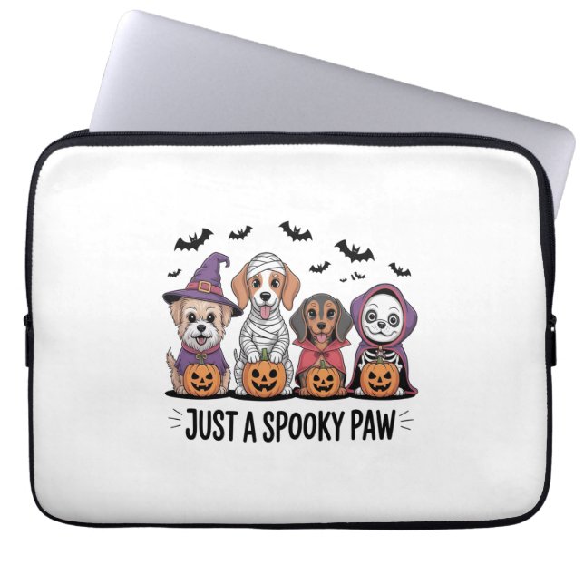 Hund Halloween Bara en taloky Tass Laptop Fodral (Framsidan)