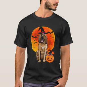 Hund Halloween Bloodhound Jack o lantern Pumpkin T Shirt