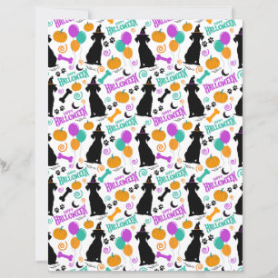 Hund Halloween Scrapbookpapper
